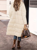 Women's Reversible Quilted Longline Coat | Thornleigh_3