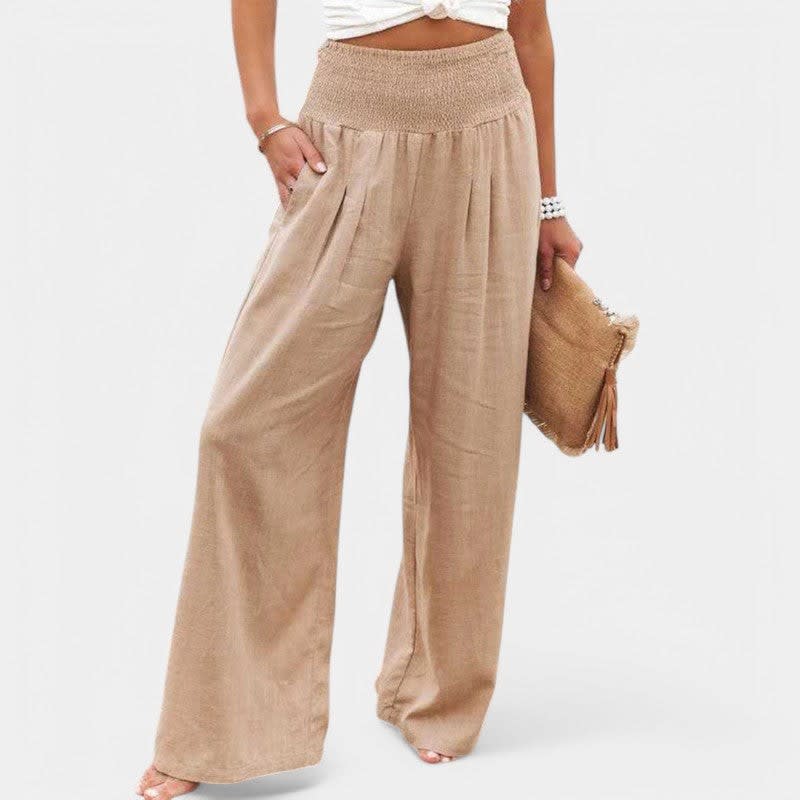Women's High Waist Wide Leg Pants | Ashcombe_3