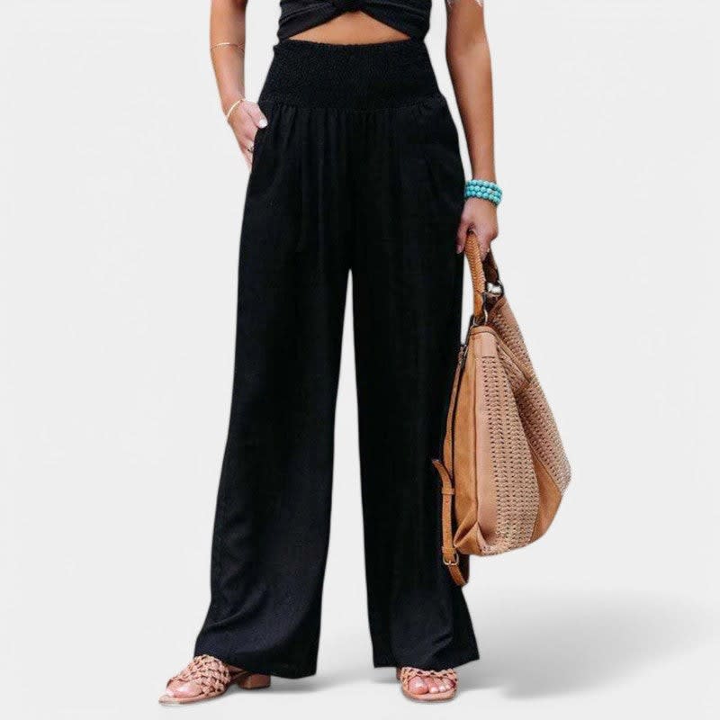 Women's High Waist Wide Leg Pants | Ashcombe_4