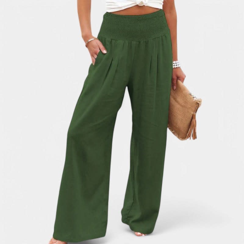 Women's High Waist Wide Leg Pants | Ashcombe_6