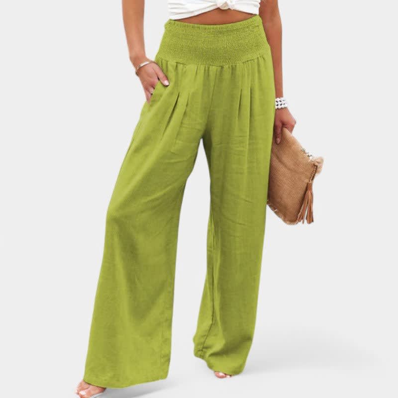 Women's High Waist Wide Leg Pants | Ashcombe_7