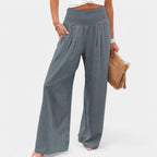 Women's High Waist Wide Leg Pants | Ashcombe_8
