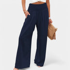 Women's High Waist Wide Leg Pants | Ashcombe_9