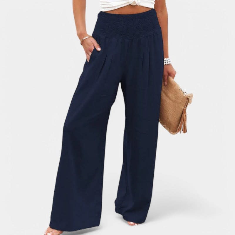 Women's High Waist Wide Leg Pants | Ashcombe_9