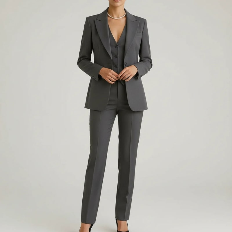 Women's Three Piece Tailored Suit Set | Sherborne_1