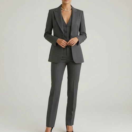Women's Three Piece Tailored Suit Set | Sherborne_1