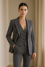 Women's Three Piece Tailored Suit Set | Sherborne_3