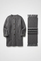 Women's Oversized Knit Cardigan Coat | Faye_3