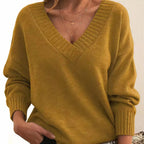 Women's Pleated V-Neck Top | Greer_7