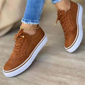 Women's Platform Lace Up Sneakers | Iona_5