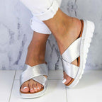 Women's Crossover Slip On Sandals | Fiona_2
