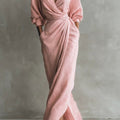 Women's Linen Wrap Maxi Dress | Thornbury_1