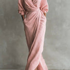 Women's Linen Wrap Maxi Dress | Thornbury_1