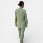 Women's Double Breasted Wide Leg Pant Suit | Damaris_7