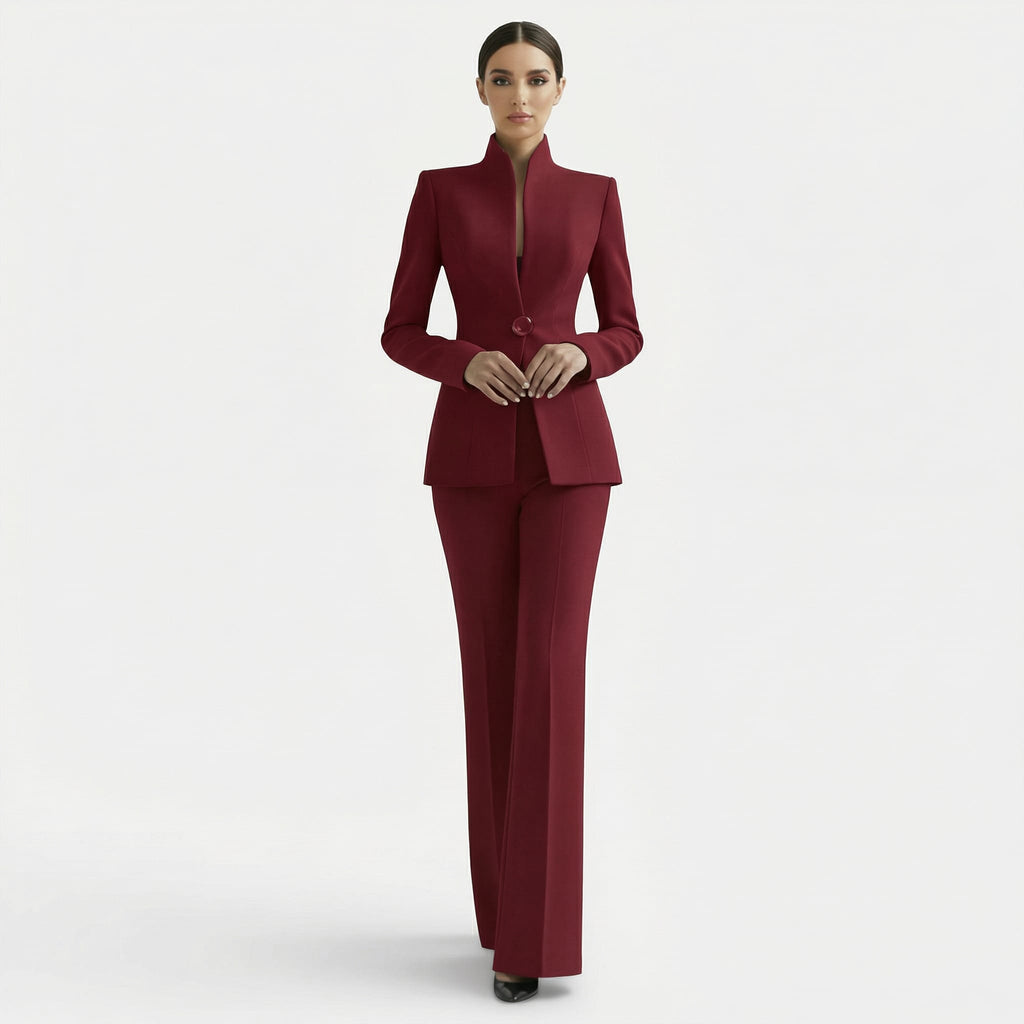 Women's Tailored Single Button Pant Suit | Heathcote_13
