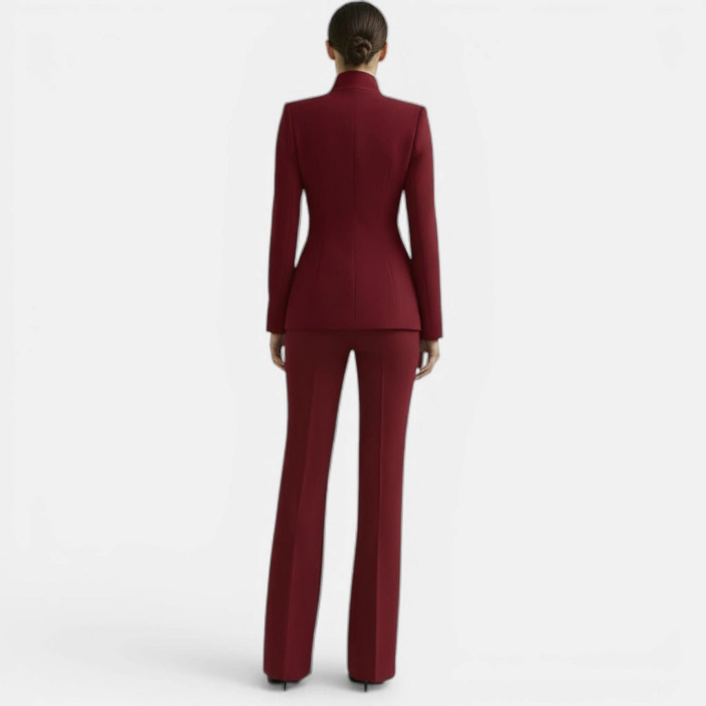 Women's Tailored Single Button Pant Suit | Heathcote_15