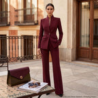 Women's Tailored Single Button Pant Suit | Heathcote_16