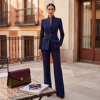 Women's Tailored Single Button Pant Suit | Heathcote_8