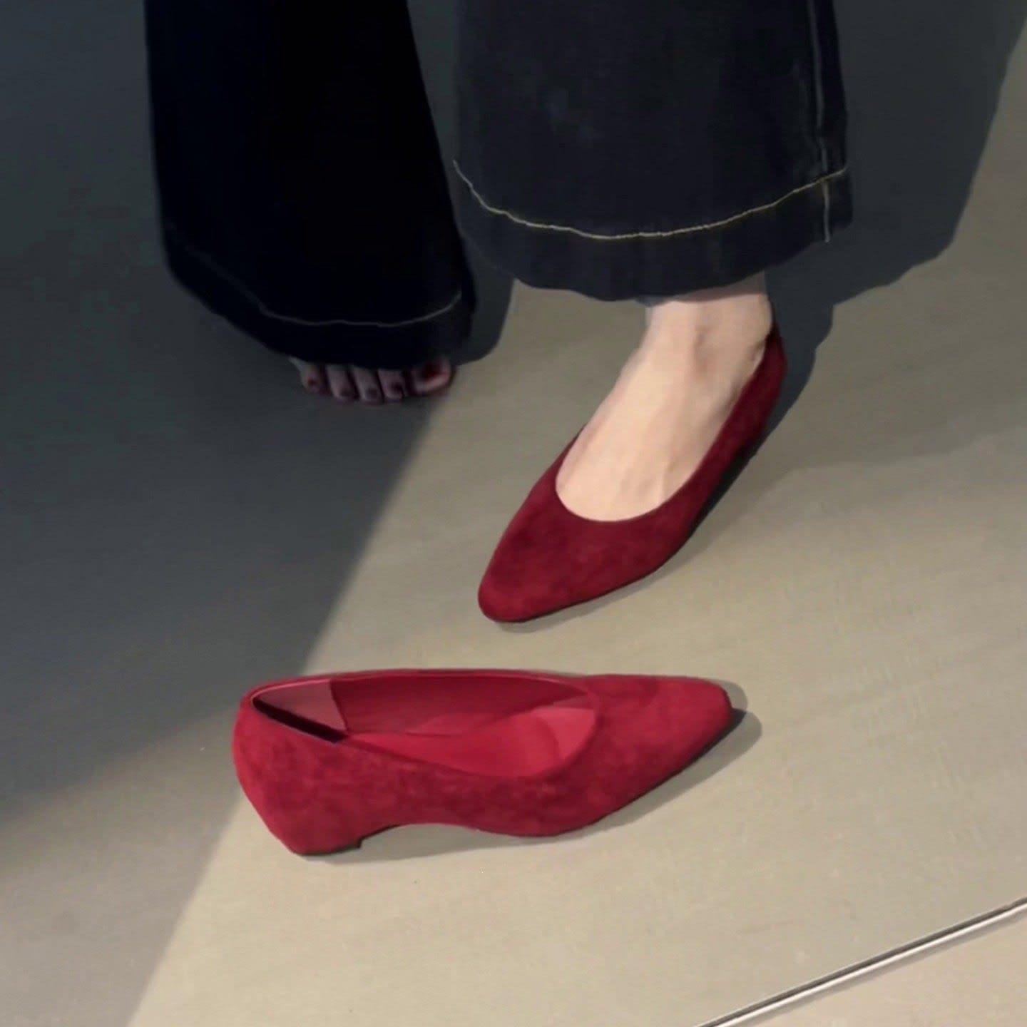 Women's Suede Wedge Pumps | Kelmscott_4