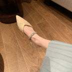 Women's Pointed Toe Block Heel Mules | Jonquil_3