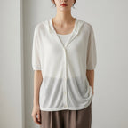Women's Hooded Knit Cardigan | Marlbrook_2