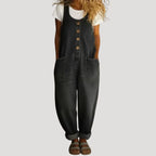 Women's Wide Leg Denim Overalls | Hartsmere_1
