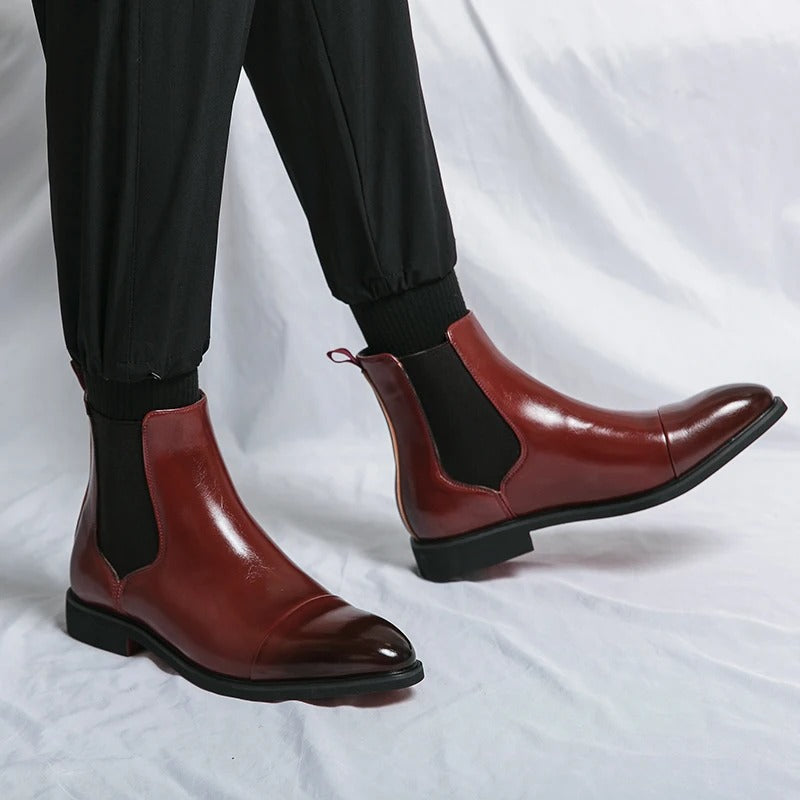 Annibale Leather Chelsea Boots