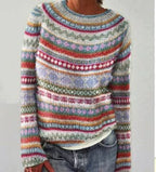 Women's Fair Isle Knit Sweater | Modesty_3