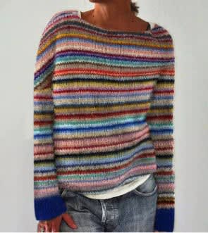 Women's Fair Isle Knit Sweater | Modesty_5