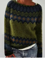 Women's Fair Isle Knit Sweater | Modesty_6
