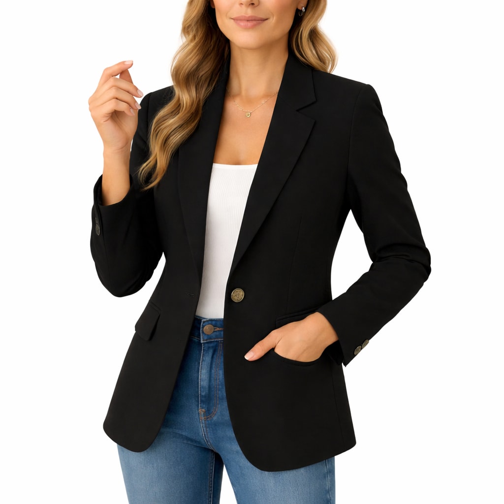 Women's Single Button Tailored Blazer | Standish_2
