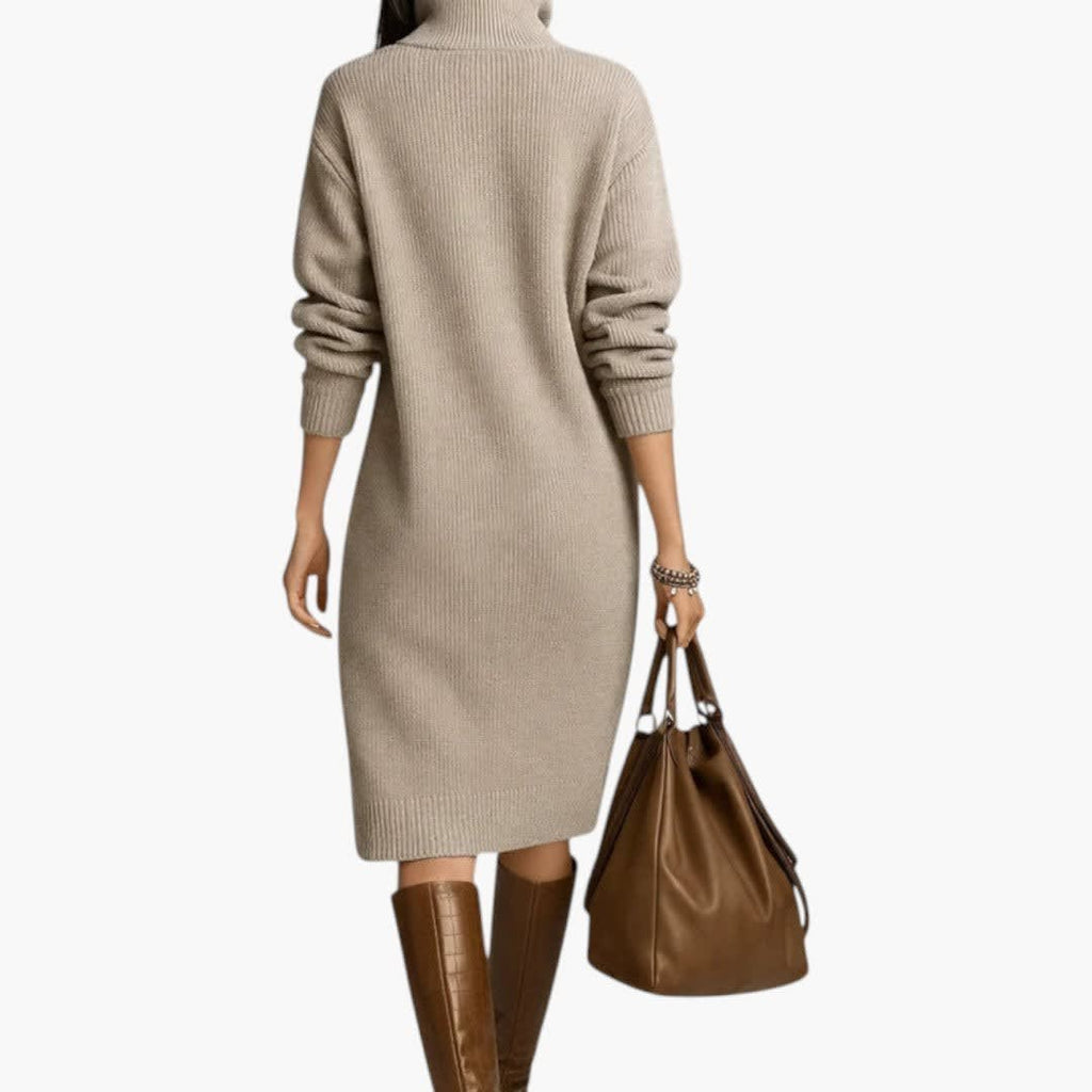 Women's Oversized Knit Sweater Dress | Aveline_7
