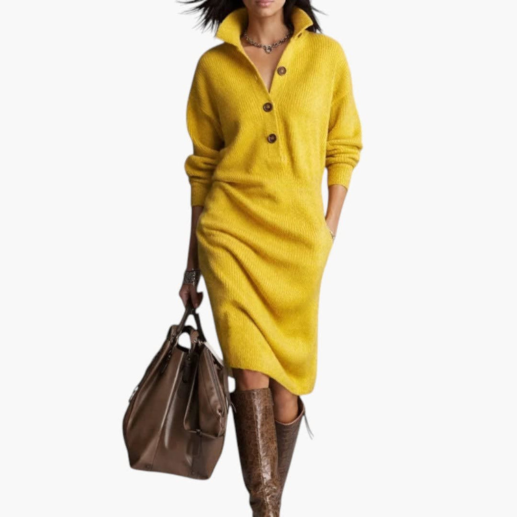 Women's Oversized Knit Sweater Dress | Aveline_8