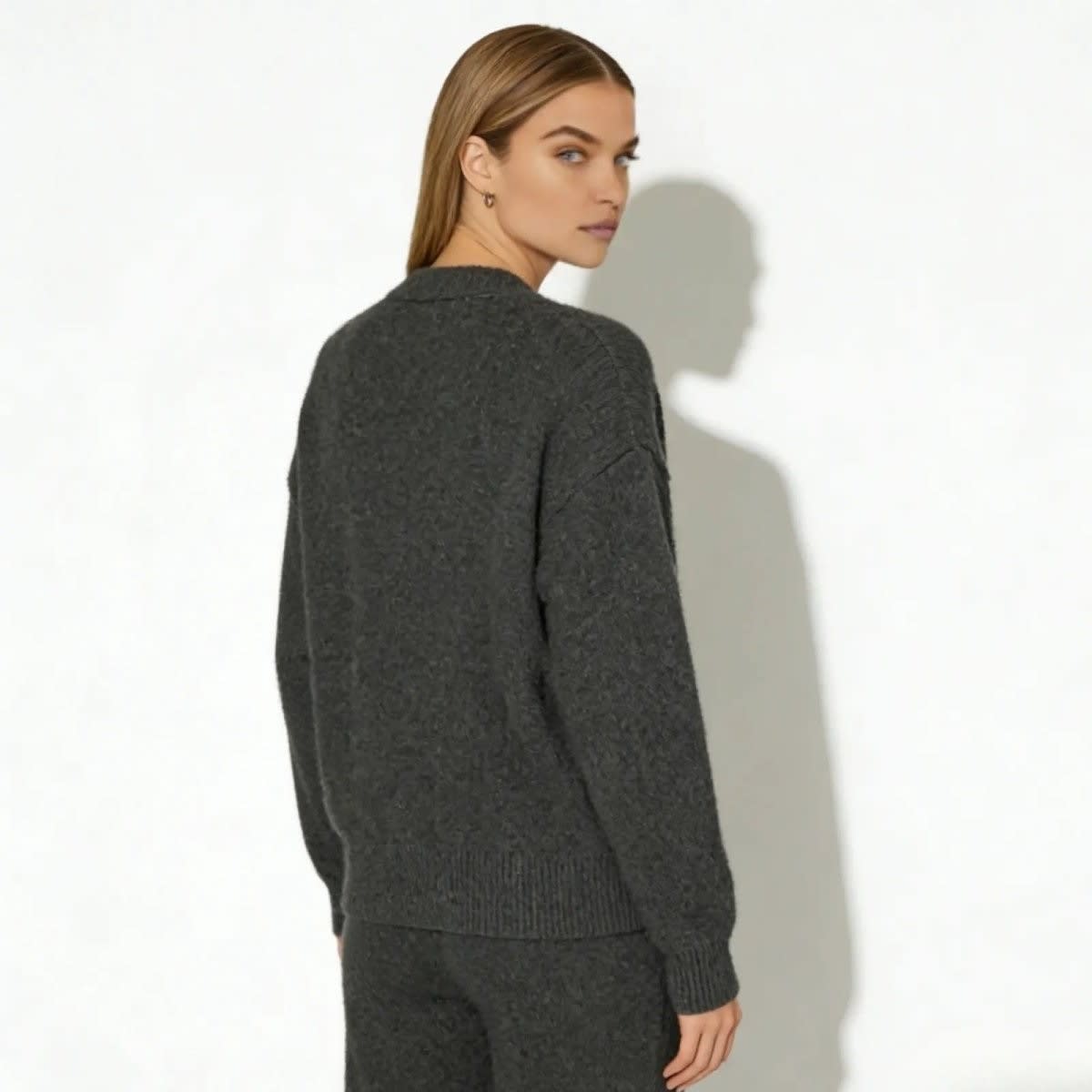 Women's Oversized Mohair Blend Cardigan | Marlowe_13