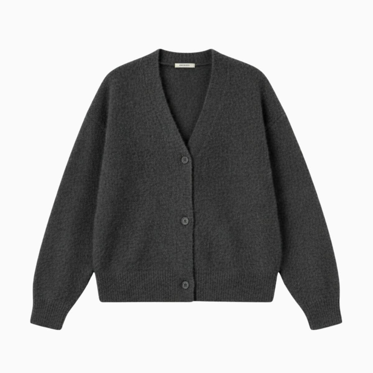 Women's Oversized Mohair Blend Cardigan | Marlowe_14