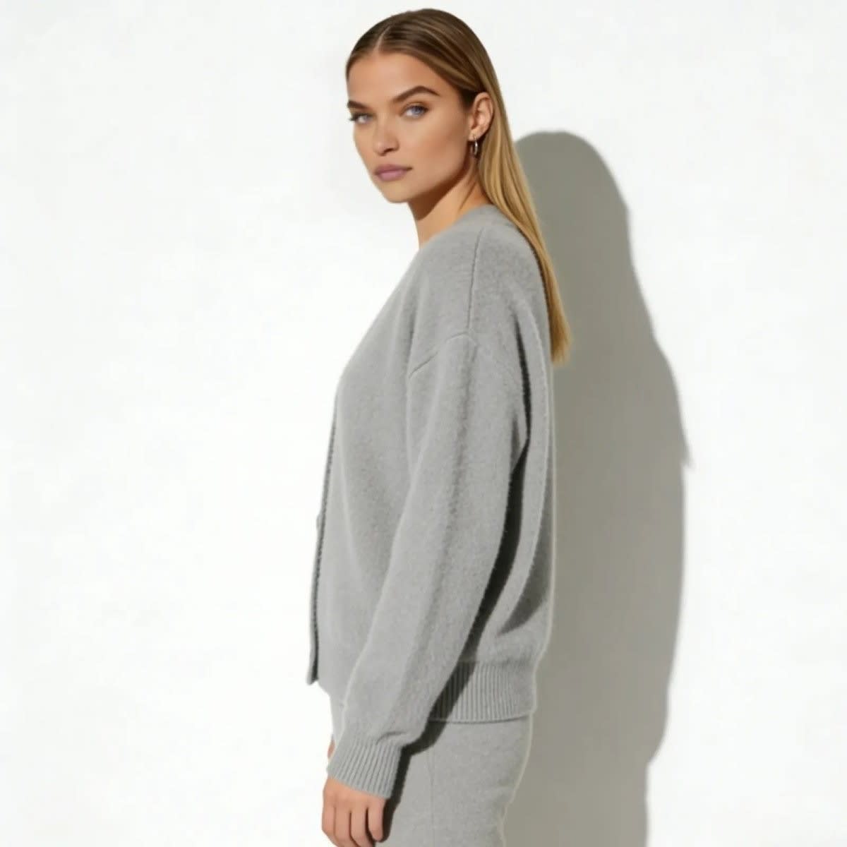 Women's Oversized Mohair Blend Cardigan | Marlowe_17