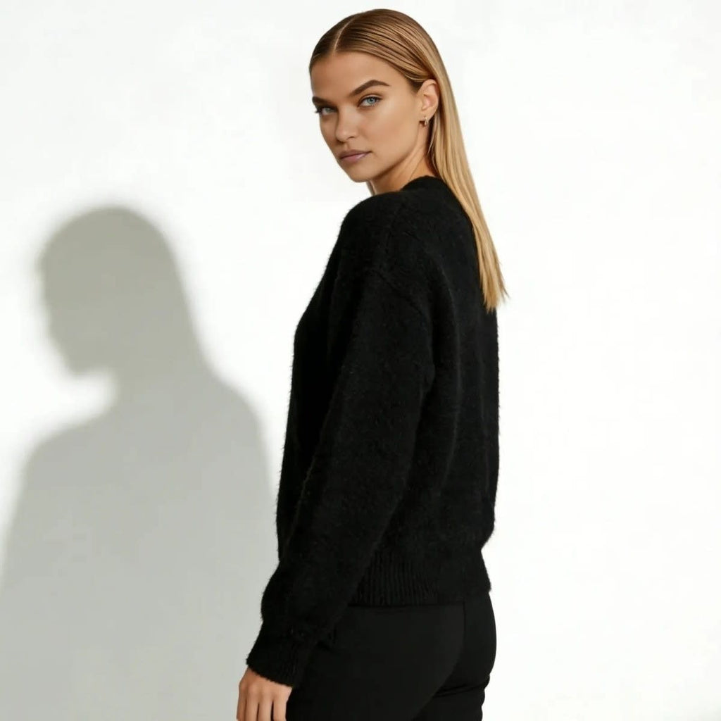Women's Oversized Mohair Blend Cardigan | Marlowe_2