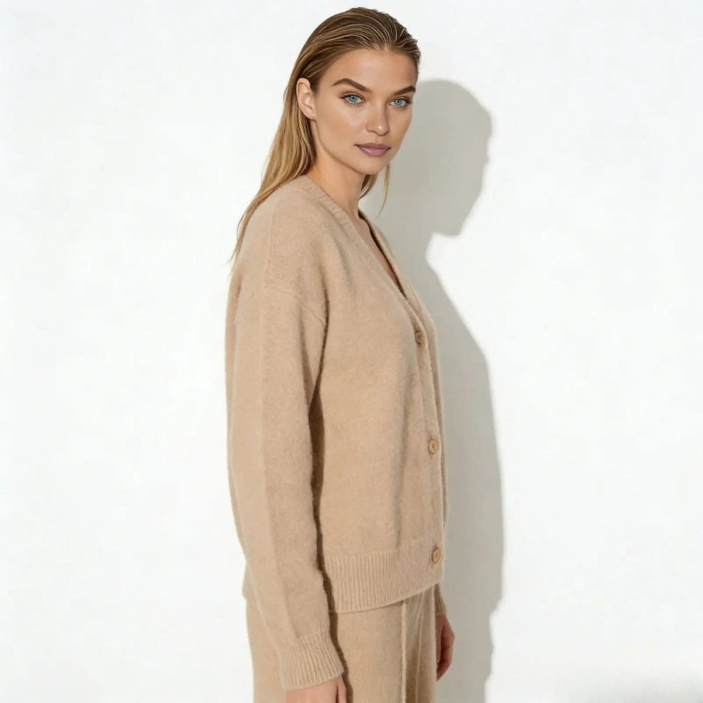 Women's Oversized Mohair Blend Cardigan | Marlowe_22