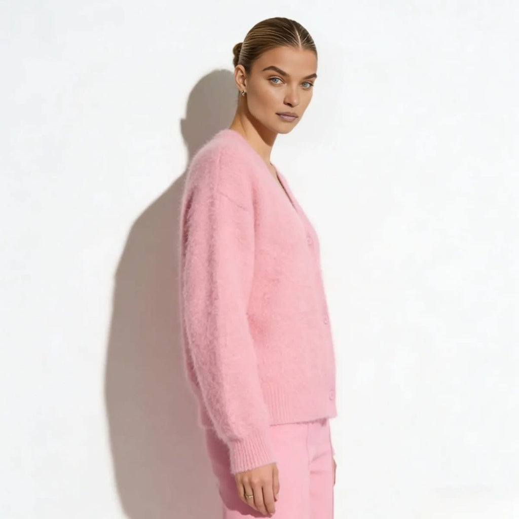 Women's Oversized Mohair Blend Cardigan | Marlowe_27