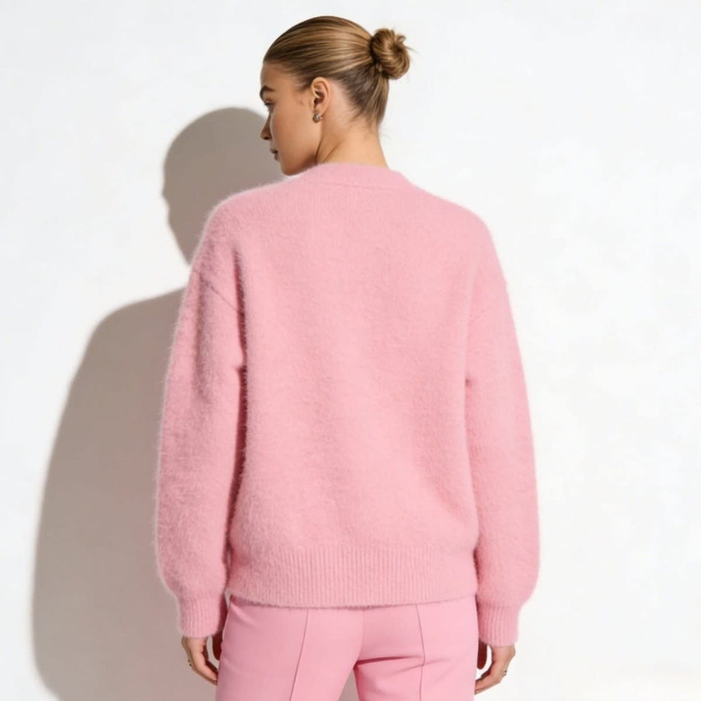 Women's Oversized Mohair Blend Cardigan | Marlowe_28