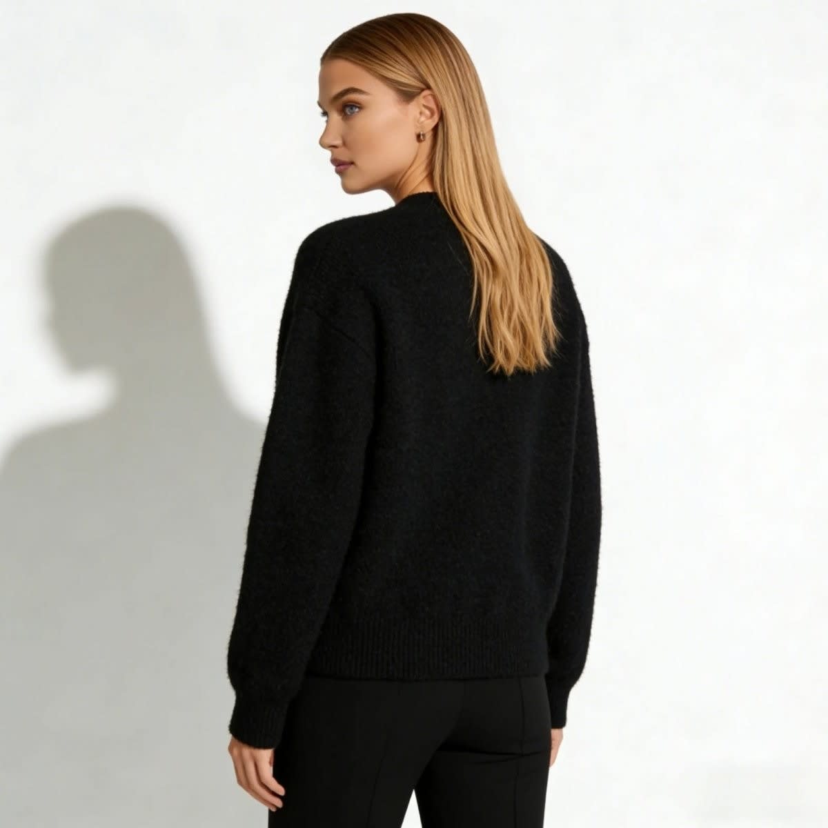 Women's Oversized Mohair Blend Cardigan | Marlowe_3