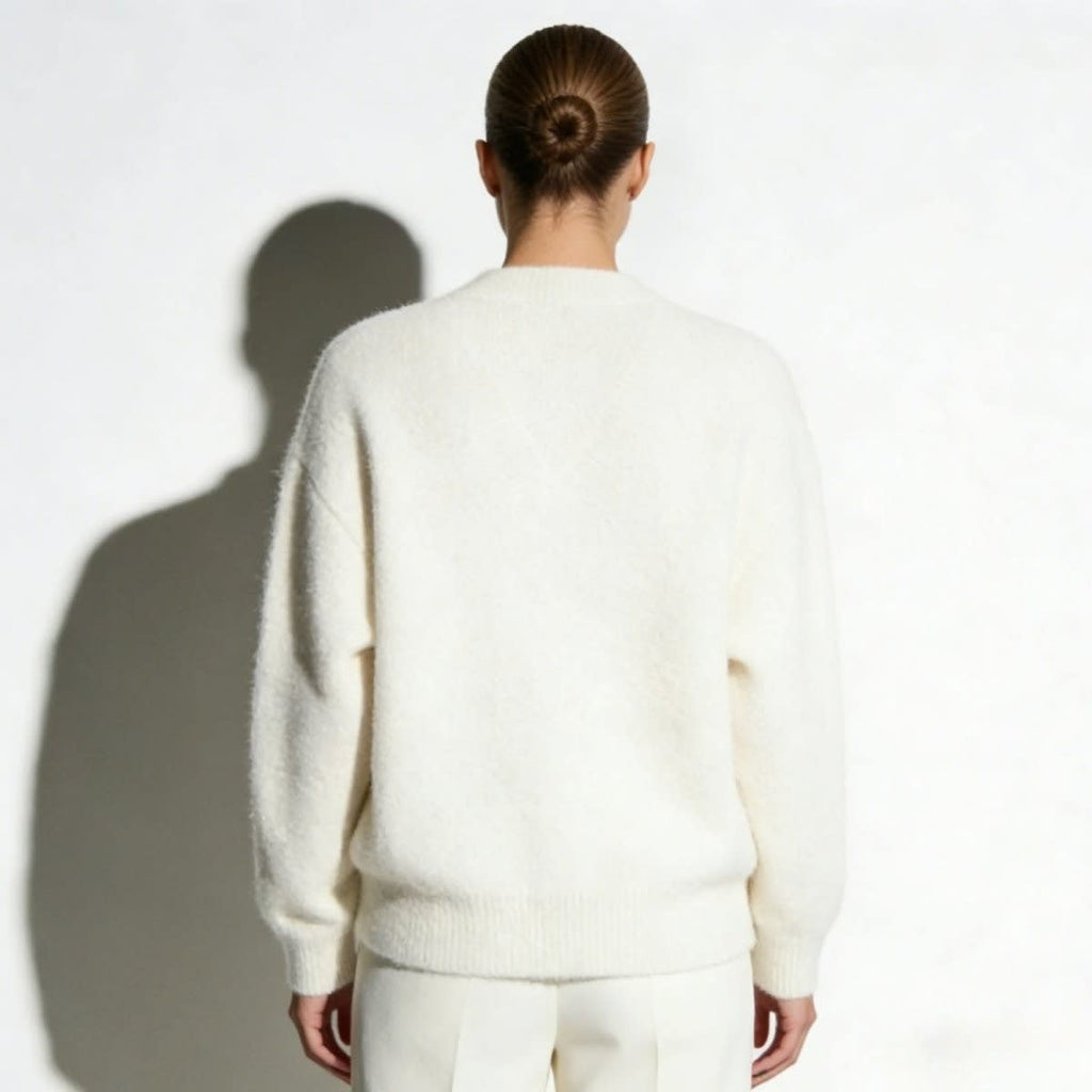 Women's Oversized Mohair Blend Cardigan | Marlowe_33