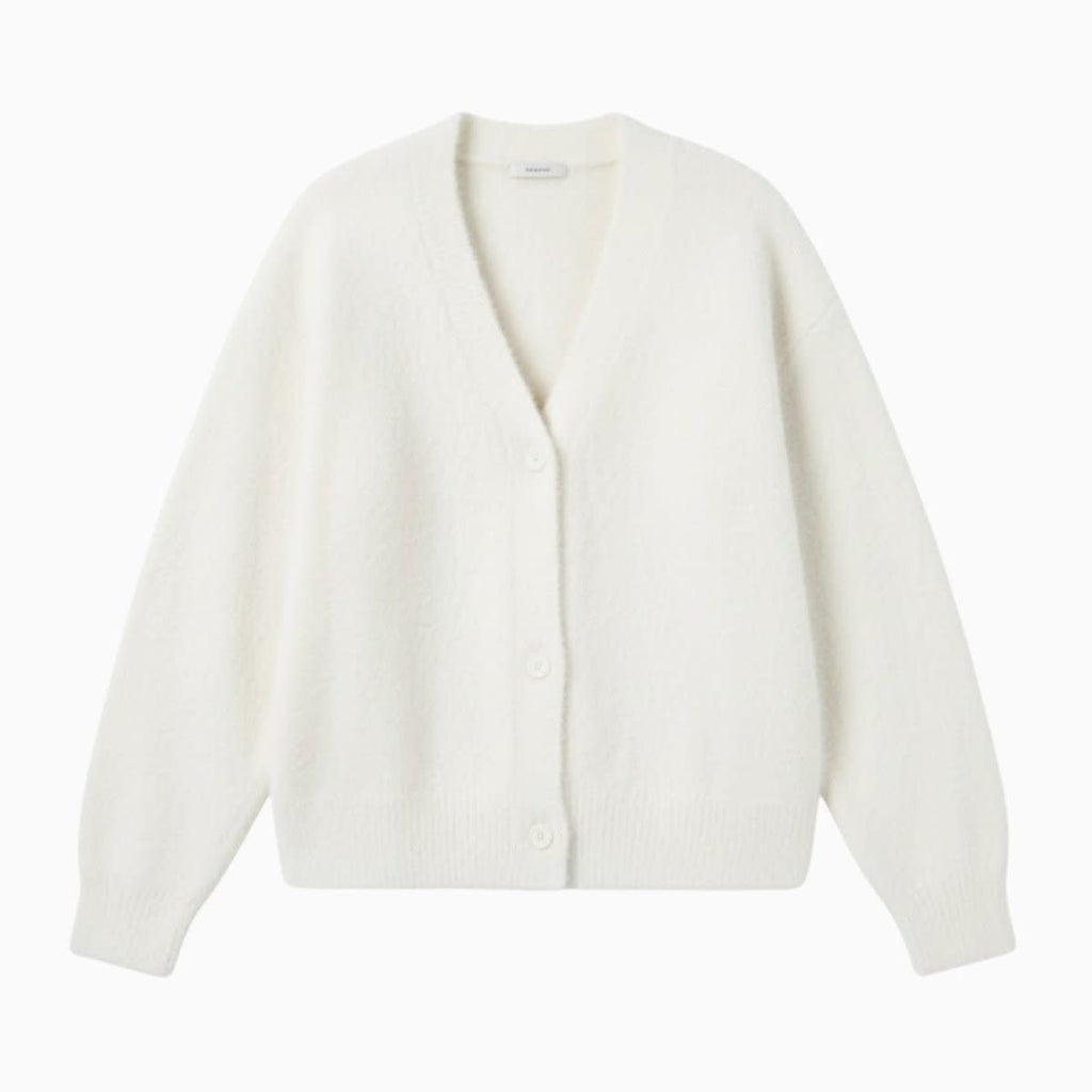 Women's Oversized Mohair Blend Cardigan | Marlowe_34