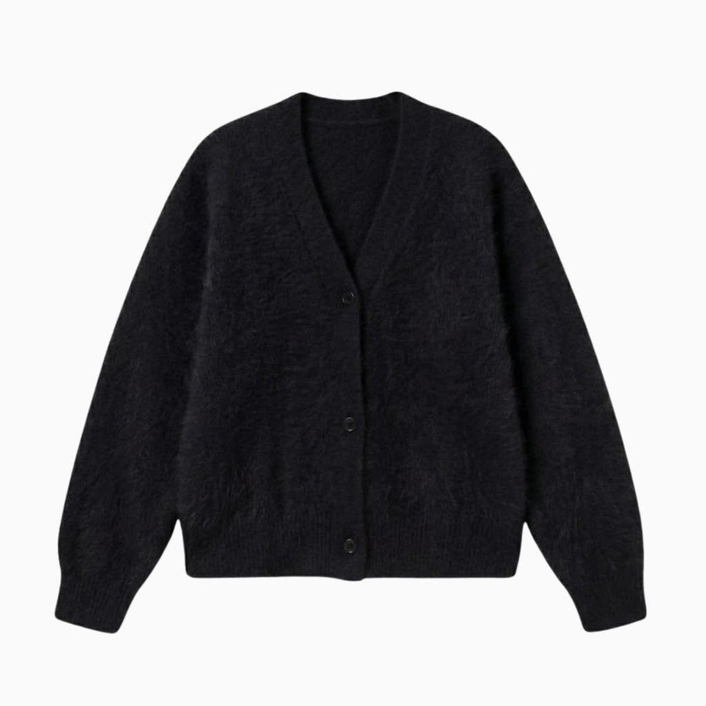 Women's Oversized Mohair Blend Cardigan | Marlowe_4