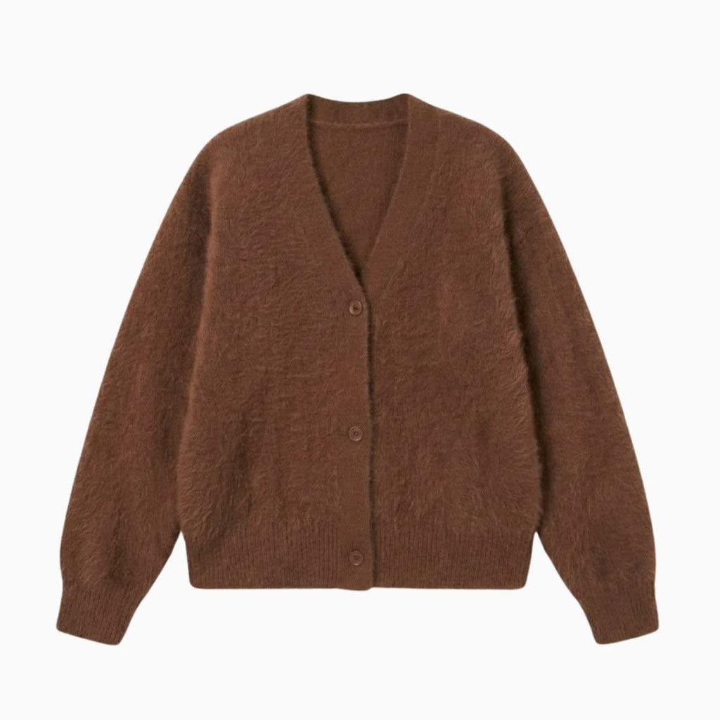 Women's Oversized Mohair Blend Cardigan | Marlowe_9