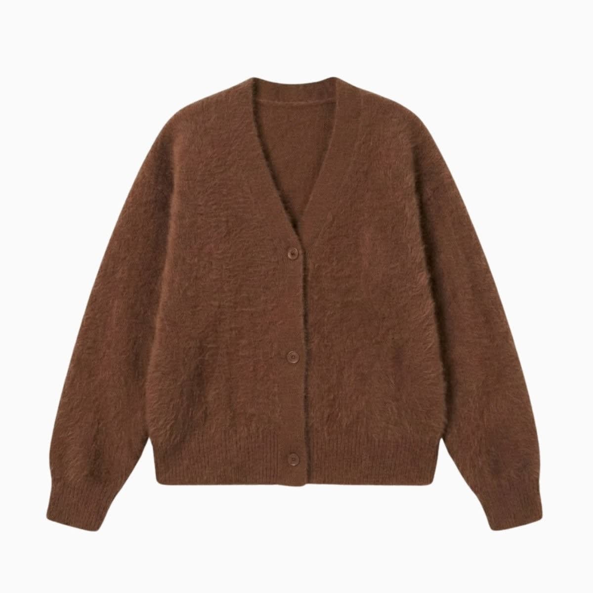 Women's Oversized Mohair Blend Cardigan | Marlowe_9