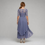 Women's Lace Bodice A Line Midi Dress | Morecombe_10