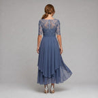 Women's Lace Bodice A Line Midi Dress | Morecombe_2