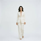 Women's Tailored Wide Leg Suit Set | Quarrendon_1