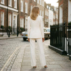 Women's Tailored Wide Leg Suit Set | Quarrendon_9